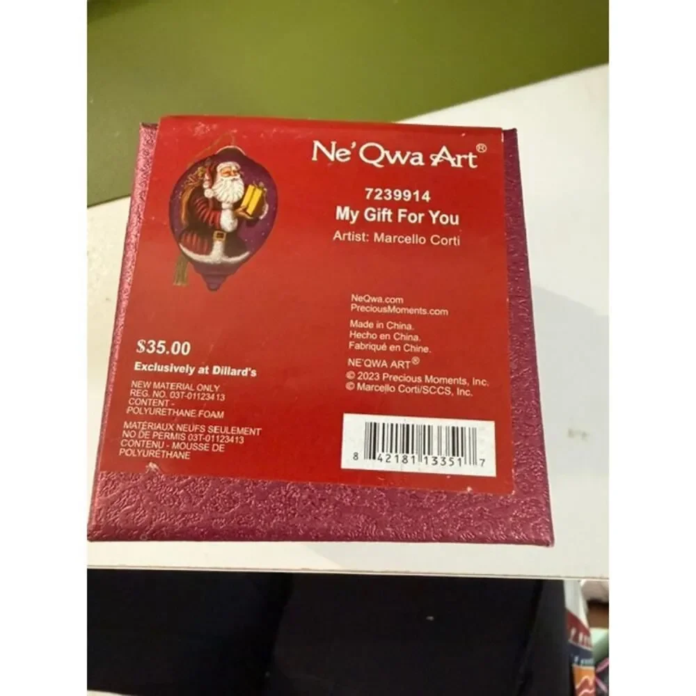 Ne’Qwa Art My Gift For You Ornament 7239914 Artist: Marcello Corti